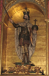 San Fernando Rey. Imagen en la catedral de Las Palmas (España)